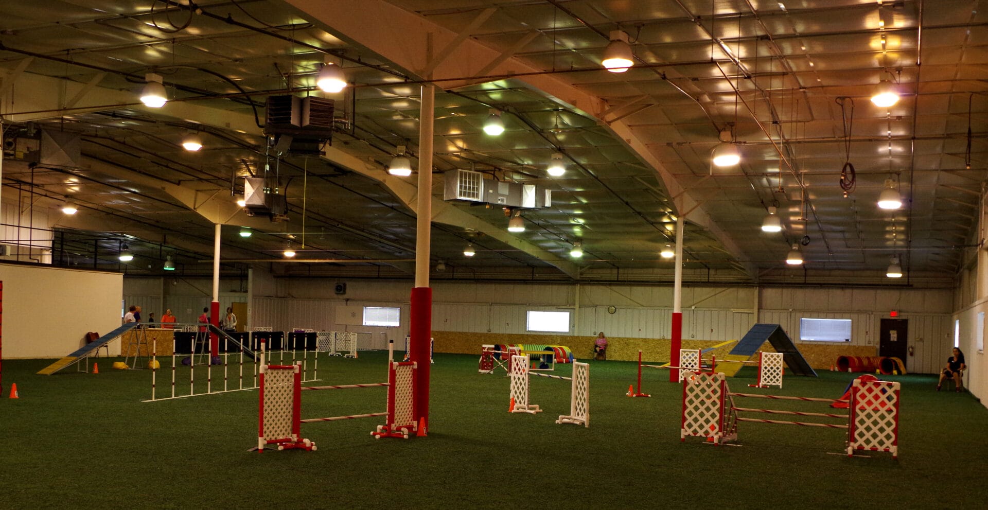Agility ring, Canine Sports Zone, Middleton, WI