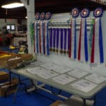 Ribbons, medallions, mach/pach bars and other awards at TNT, Midland MI