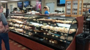 Bakery Counter at Nelson Bros Restaurant and Bakery, Clearwater Minnesota