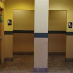 Restroom entrances at Avante's Dome