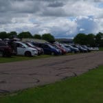 Parking at CACM Agility Trial in St Cloud MN