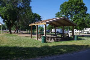 Picnic Shelter at Carl Spindler Campground in East Peoria IL