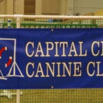 Capital City Canine Club sign at MSU Livestock Pavilion, Lansing MI