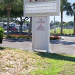 View from road sign, Manatee Fairgrounds, Palmetto, FL