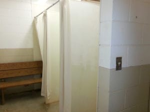 Showers, McGough Arena, Fletcher NC