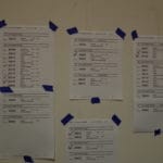Large Type Running Order Sheets, Canine Sports Zone, Middleton WI