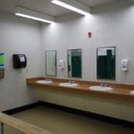 4 sinks in restroom at Niles Wellness Center, Niles OH