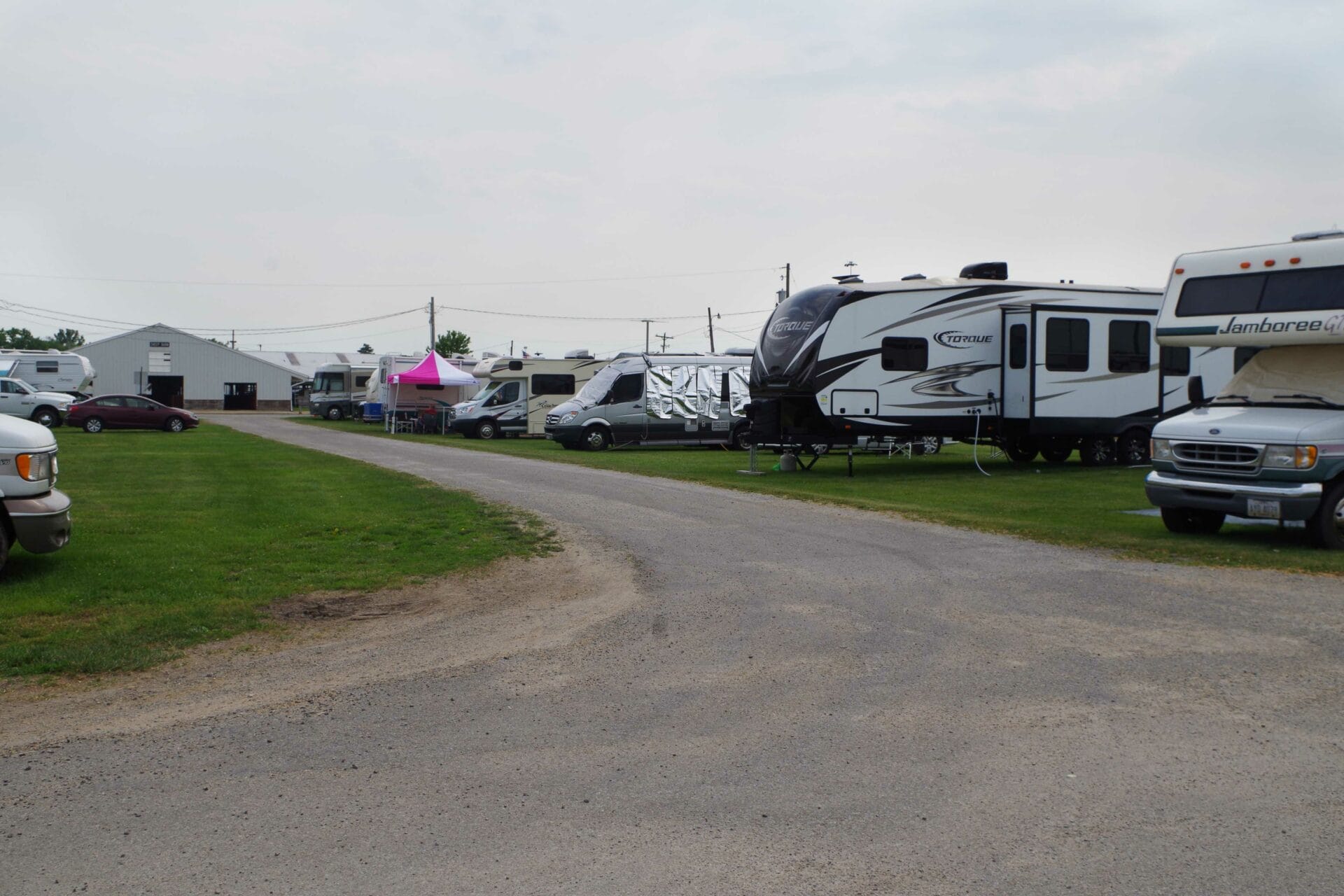 RV Parking at Champions Center Springfield OH