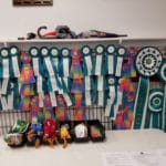 Numerous award ribbons on display at oriole-dtc-halethorpe-md
