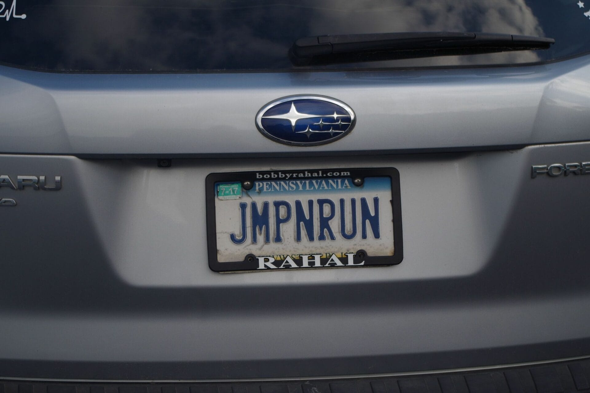 jmpnrun license plate at BellaVistaTraining-LewisberryPA