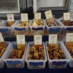 meaty bones, chicken feet and other dog treats in tubs at -BellaVistaTraining-LewisberryPA