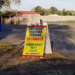 agility entry sign at Sign for agility entrance off Jones St. - East Idaho Fairgrounds-BlackfootID