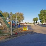 Sign for agility entrance off Jones St. - East Idaho Fairgrounds-BlackfootID