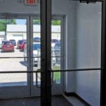 Vestibule entry/exit doors at Ann Arbor Dog Training Club, Whitmore Lake MI
