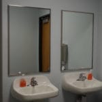 2 sinks and 2 mirrors at Ann Arbor Dog Training Club, Whitmore Lake MI