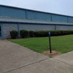 Grassy area alongside building at Middle Tennessee State University Livestock Arena, Mufreesboro TN