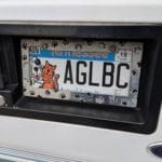 License Plate "AGLBC" Middle Tennessee State University Livestock Arena, Murfreesboro TN