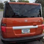 License Plate "dogbox" at Silver Street Park, New Albany IN