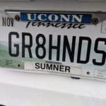 License Plate "GR8HNDS" Silver Street Park, New Albany IN