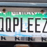 "QQPLEEZ" license plate National Equestrian Center, Lake St Louis MO