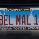 "BEL MAL 1" license plate National Equestrian Center, Lake St Louis MO