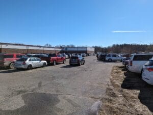 full parking lot, cedar springs sports plex