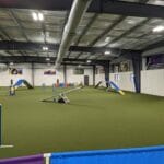 Contact equipment in agility ring, Adventuretails, Fort Wayne IN