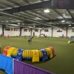 Agility ring, view from right corner, Adventuretails, Fort Wayne IN