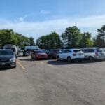 Parking at Pinnacle Dog Sports, Westlake OH