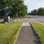 View of Pinnacle Dog sports entrance from the road, Westlake OH