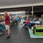 wide aisle in crating at forest city dog training club in love's park il